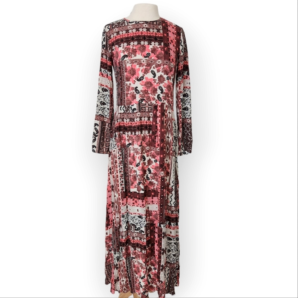 Appleline Women's Long Boho Dress  Sz 6
